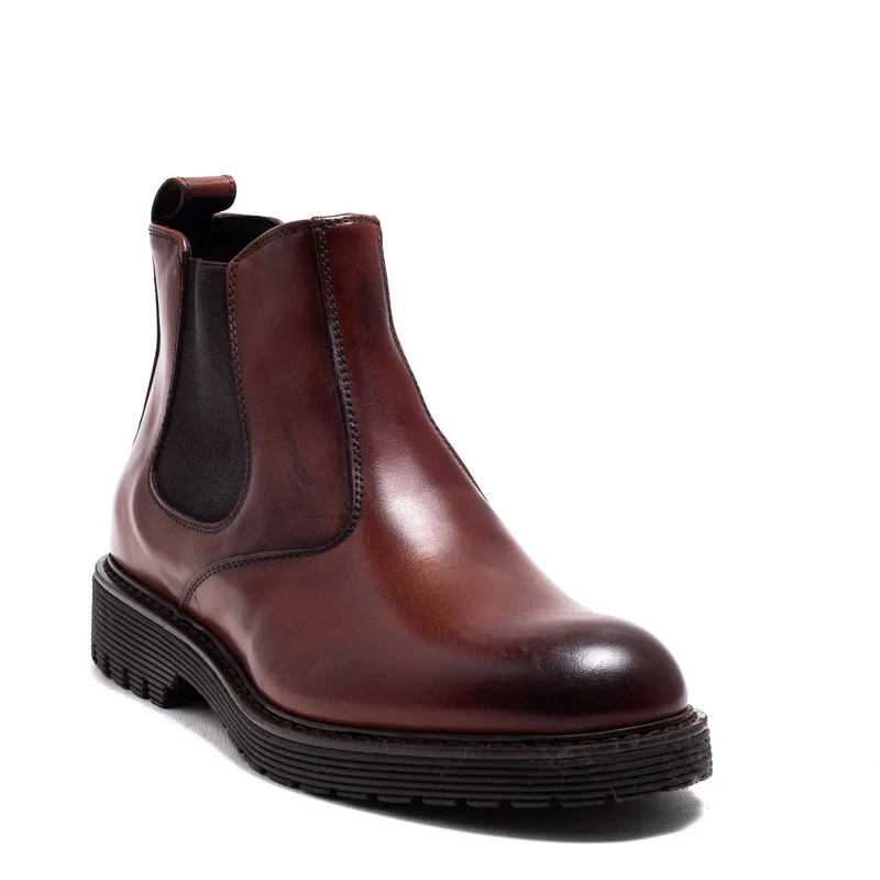 Italian Men Havan Leather Half Boot #3806