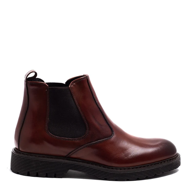 Italian Men Havan Leather Half Boot #3806