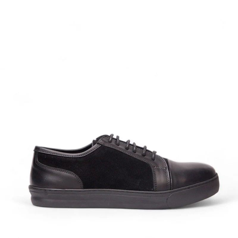 Men Black Leather Shoes #4539
