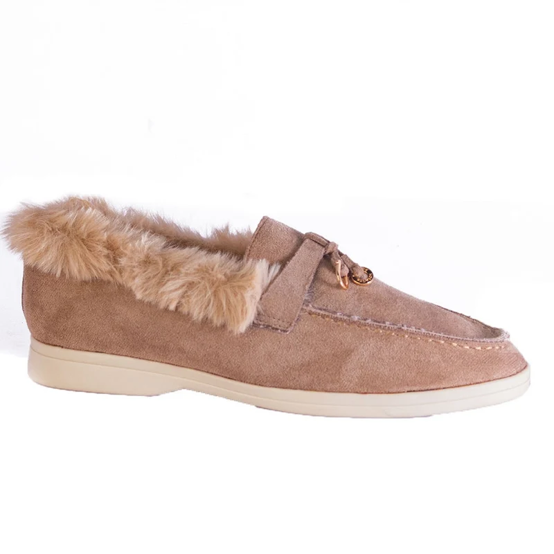 Europeon Union Women Cafe Chamois Shoes #2381