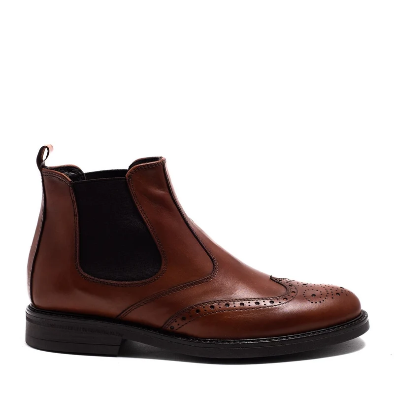 Italian Men Havan Leather Half Boot #3781