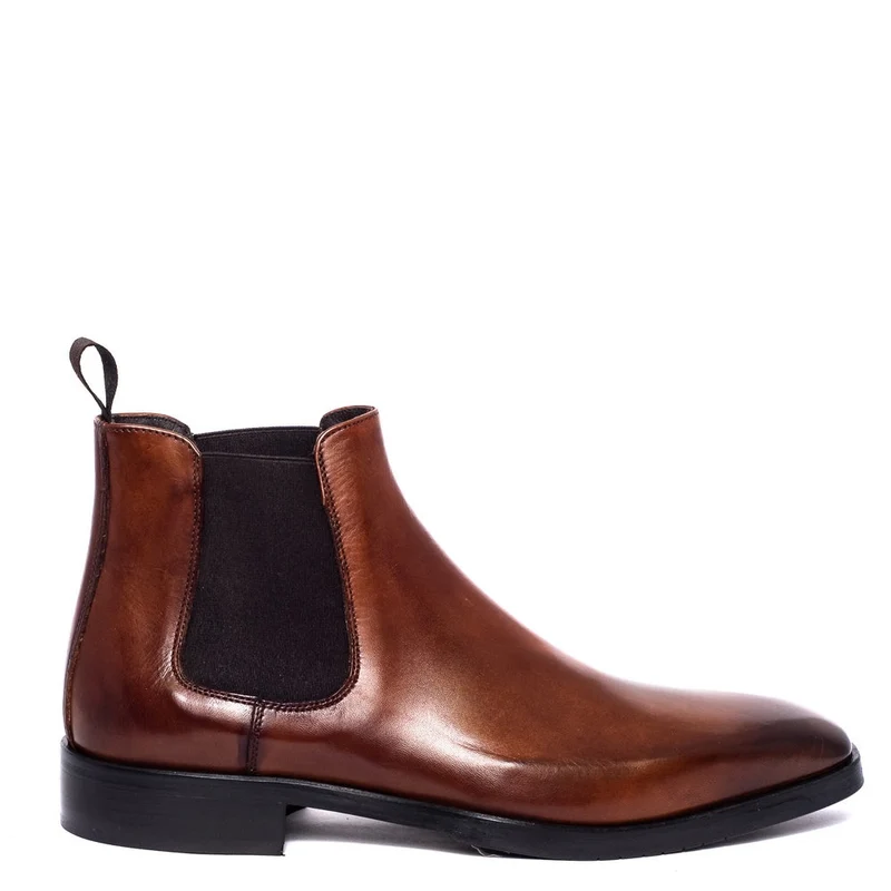 Italian Men Havan Leather Half Boot #3680
