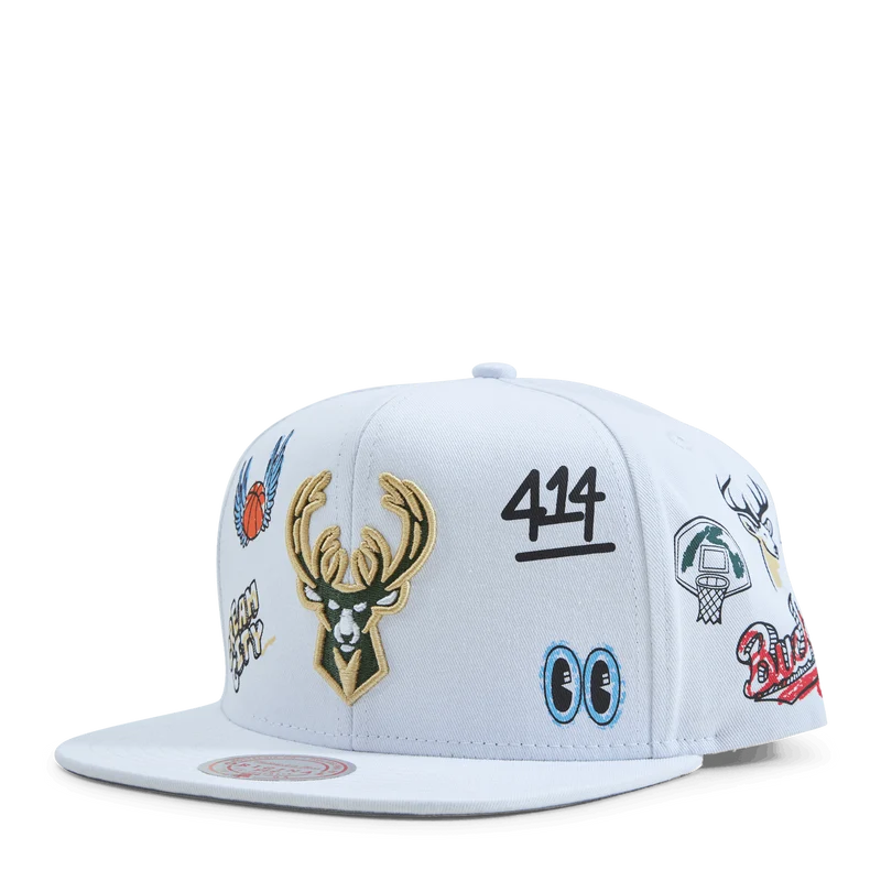 Bucks Hand Drawn Snapback