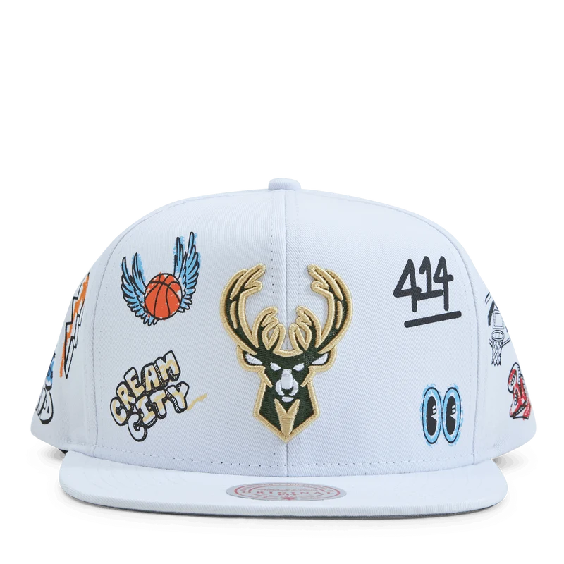 Bucks Hand Drawn Snapback