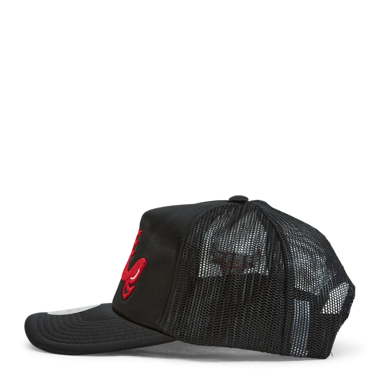 Bulls Logo Remix Trucker Snapback