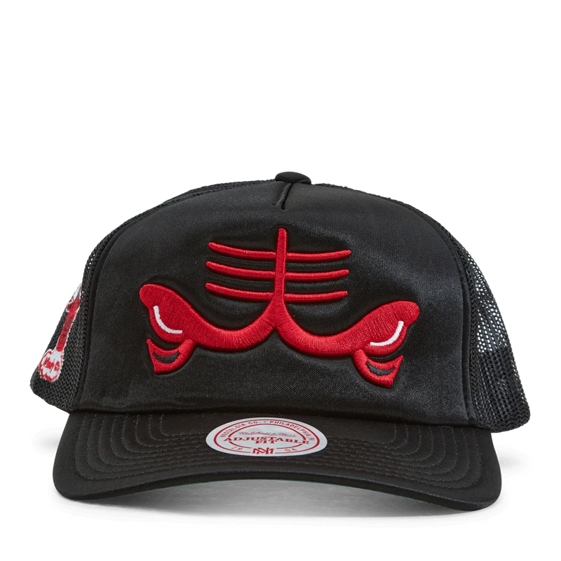 Bulls Logo Remix Trucker Snapback