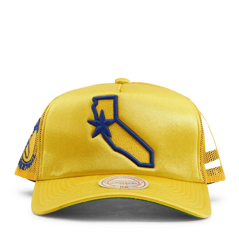 Warriors Logo Remix Trucker Snapback