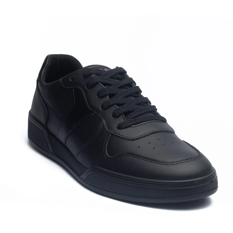 Italian Men Black Leather Shoes #4068