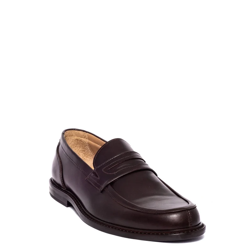 Italian Men Brown Leather Shoes #3741