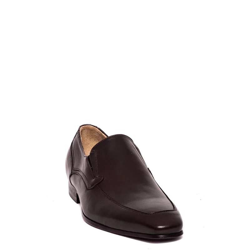 Italian Men Brown Leather Shoes #3740