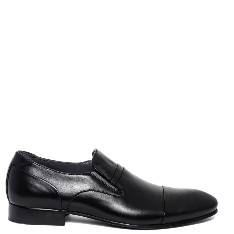 Italian Men Black Leather Shoes #3737