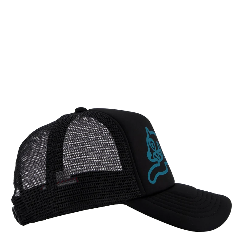 Running Dog Trucker Cap Black