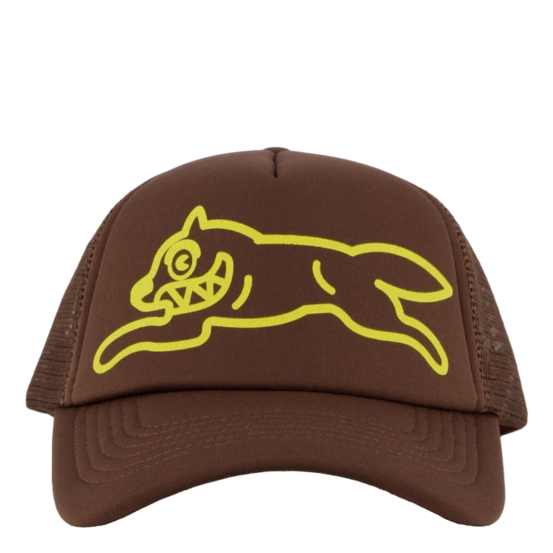 Running Dog Trucker Cap Brown