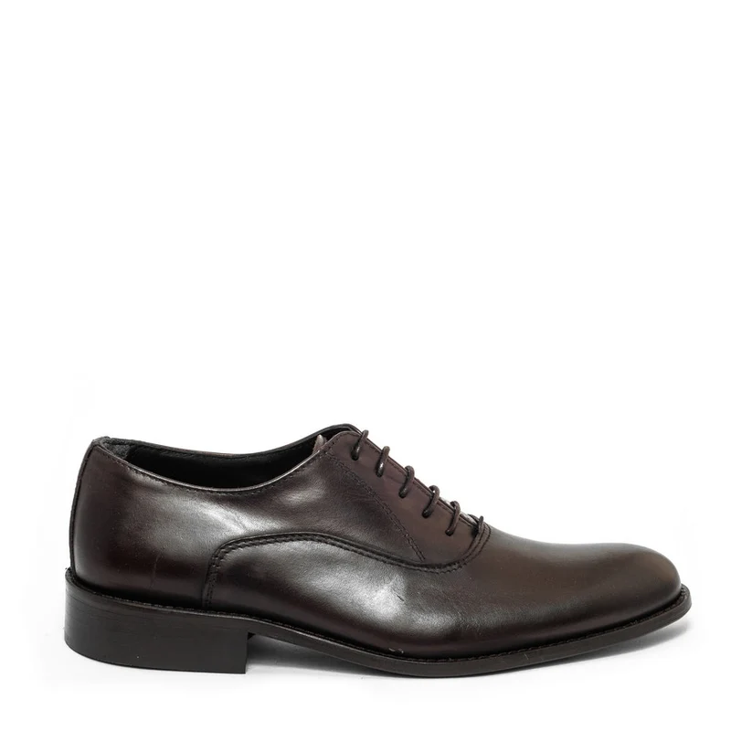 Italian Men Brown Leather Shoes #3560