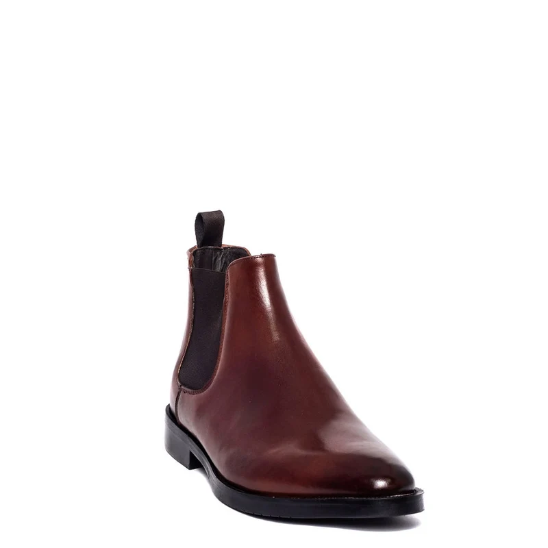 Italian Men Havan Leather Half Boot #3667