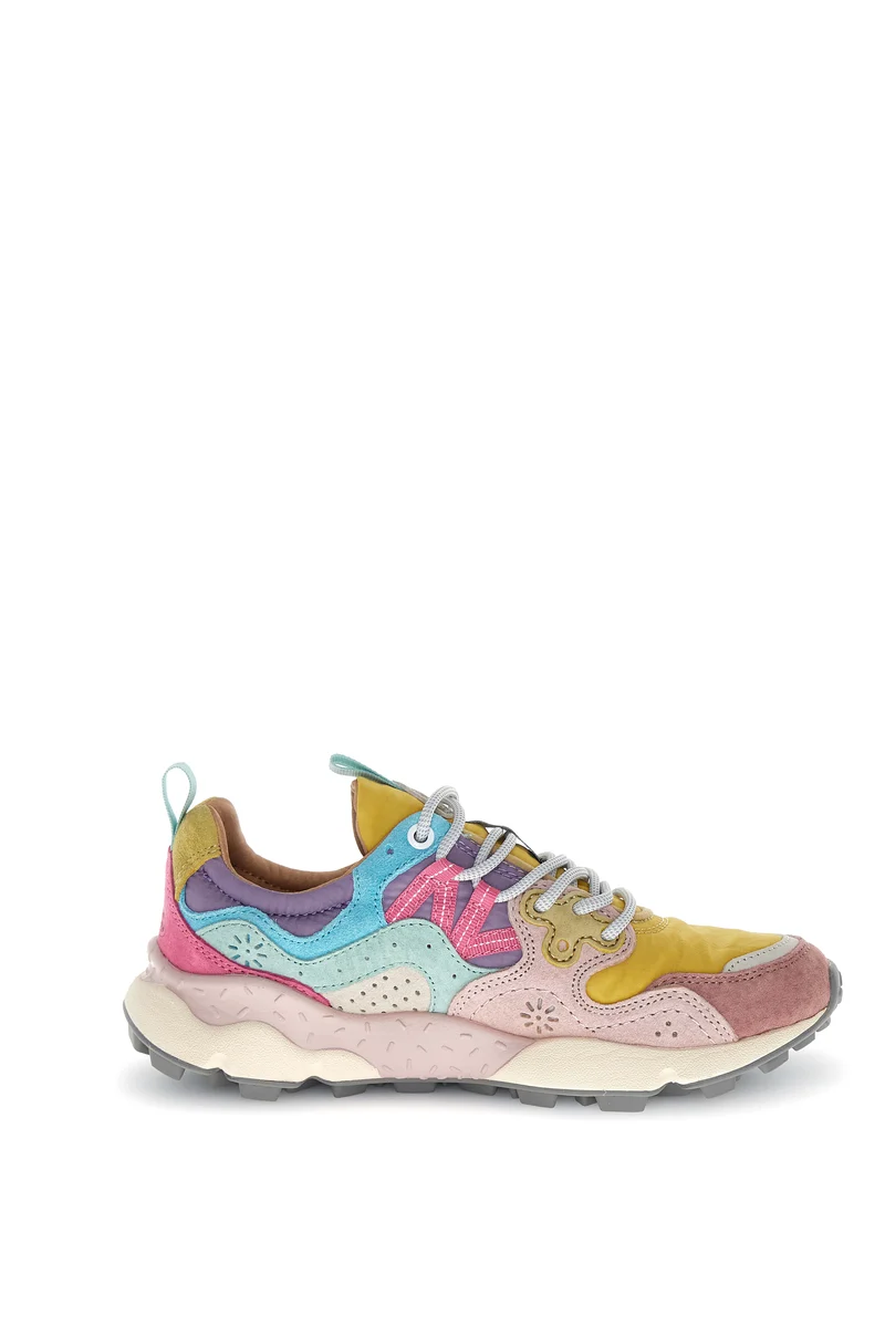 YAMANO 3 WOMAN SUEDE/NYLON rot