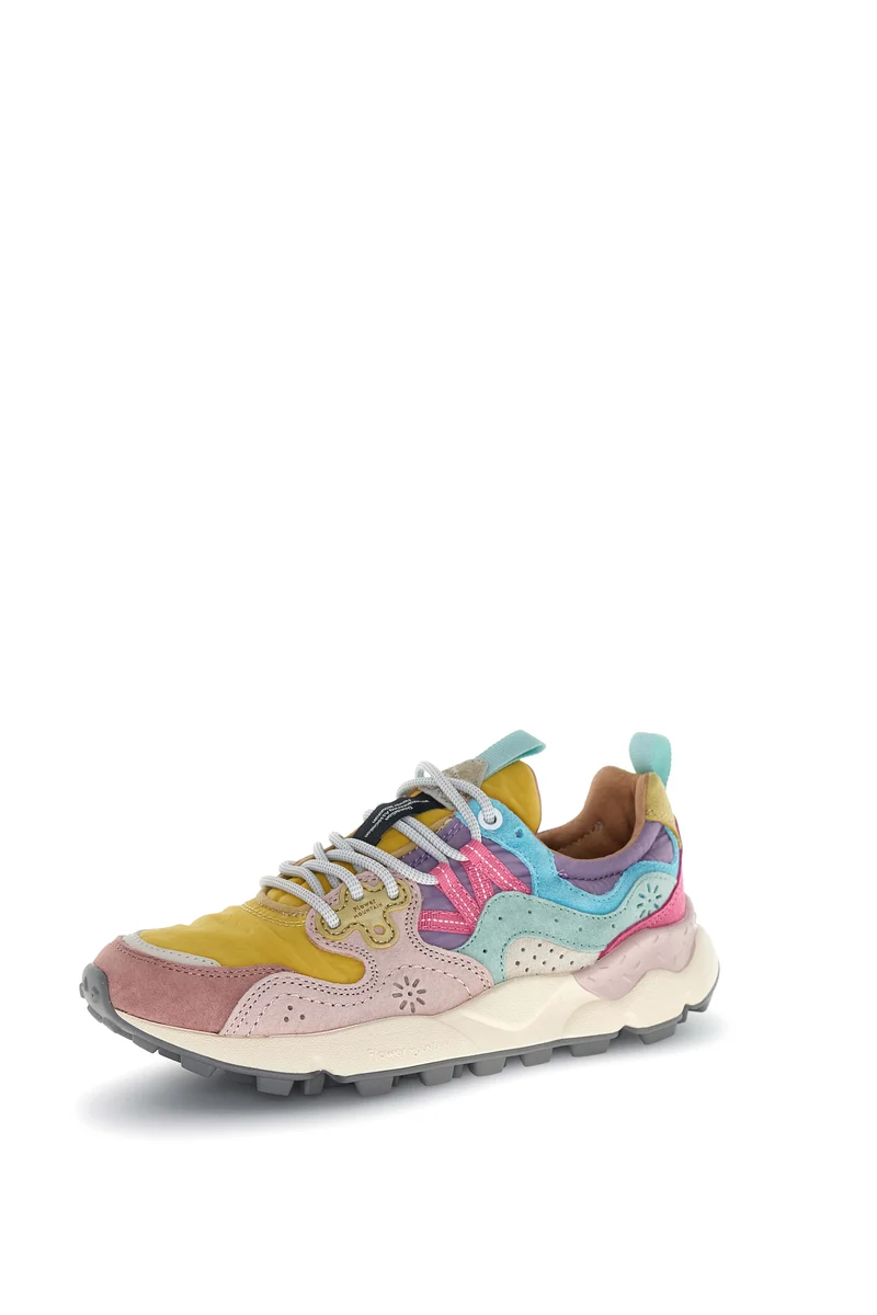 YAMANO 3 WOMAN SUEDE/NYLON rot
