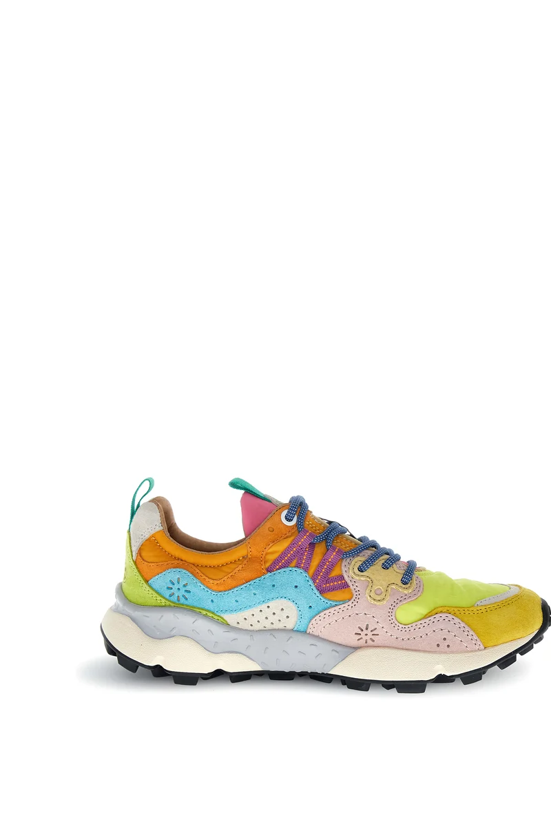YAMANO 3 WOMAN SUEDE/NYLON gelb