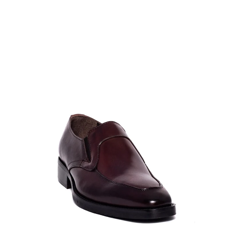 Italian Men Brown Leather Shoes #3642