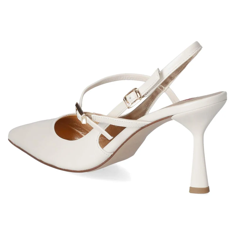 Slingpumps Weiß