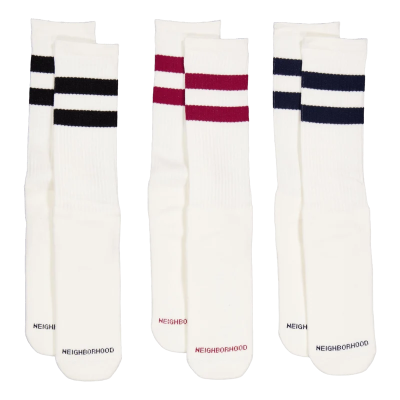 Classic 3pac Socks White
