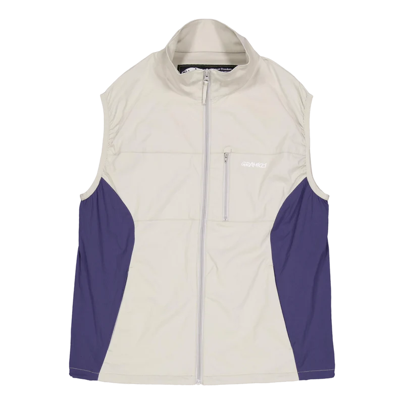 Softshell Nylon Vest Stone Grey