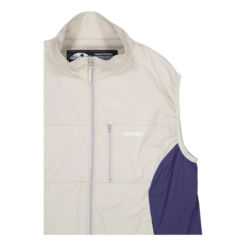 Softshell Nylon Vest Stone Grey