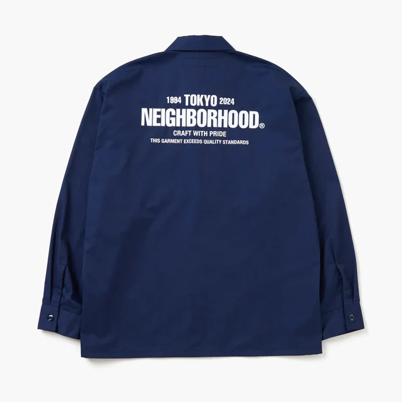 Classic Work Shirt Ls Navy