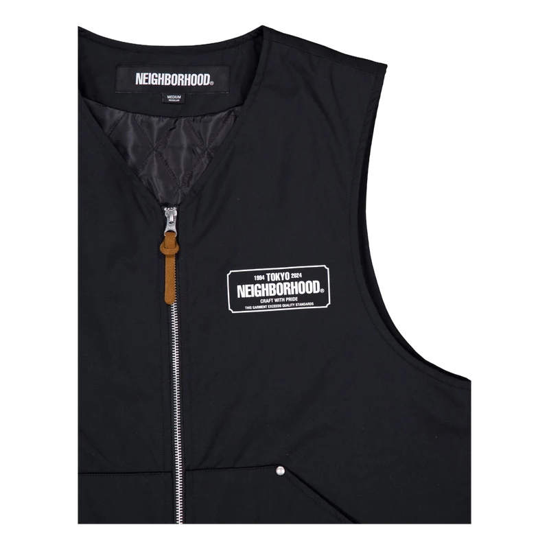 Padded Work Vest Black