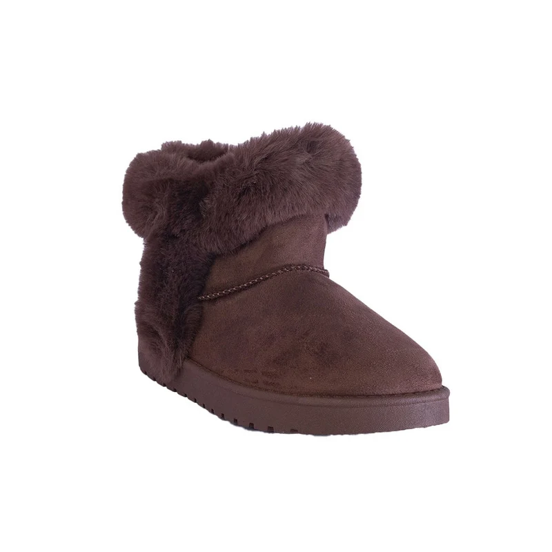 Europeon Union Women Brown Chamois Half Boot #2484