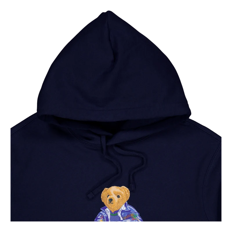 Polo Bear Fleece Hoodie Cruise Navy Paint Bear