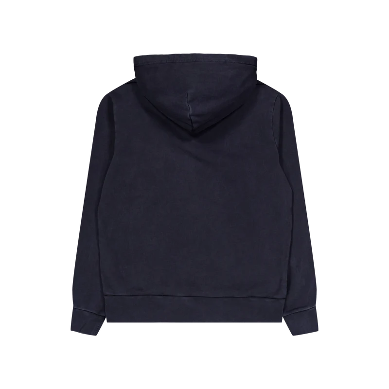 Loopback Terry Full-Zip Hoodie Faded Black Canvas