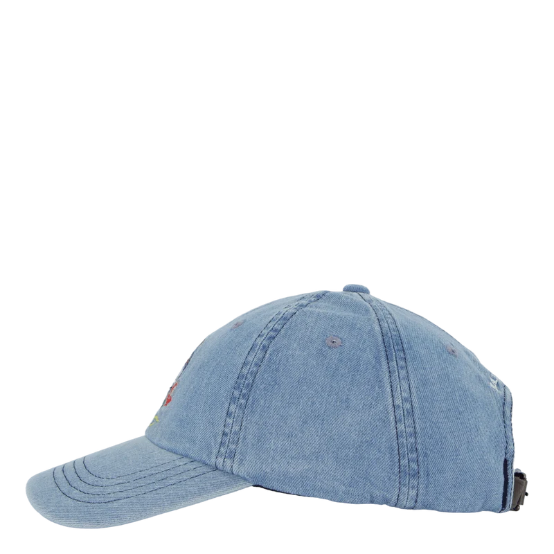 Polo Bear Denim Ball Cap Light Wash Denim