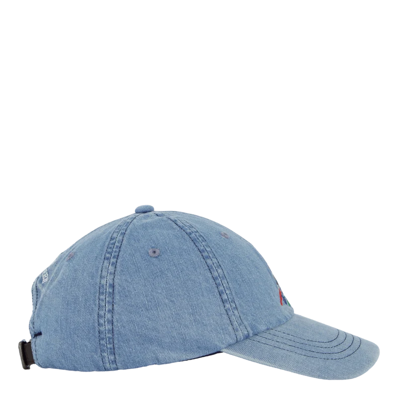 Polo Bear Denim Ball Cap Light Wash Denim