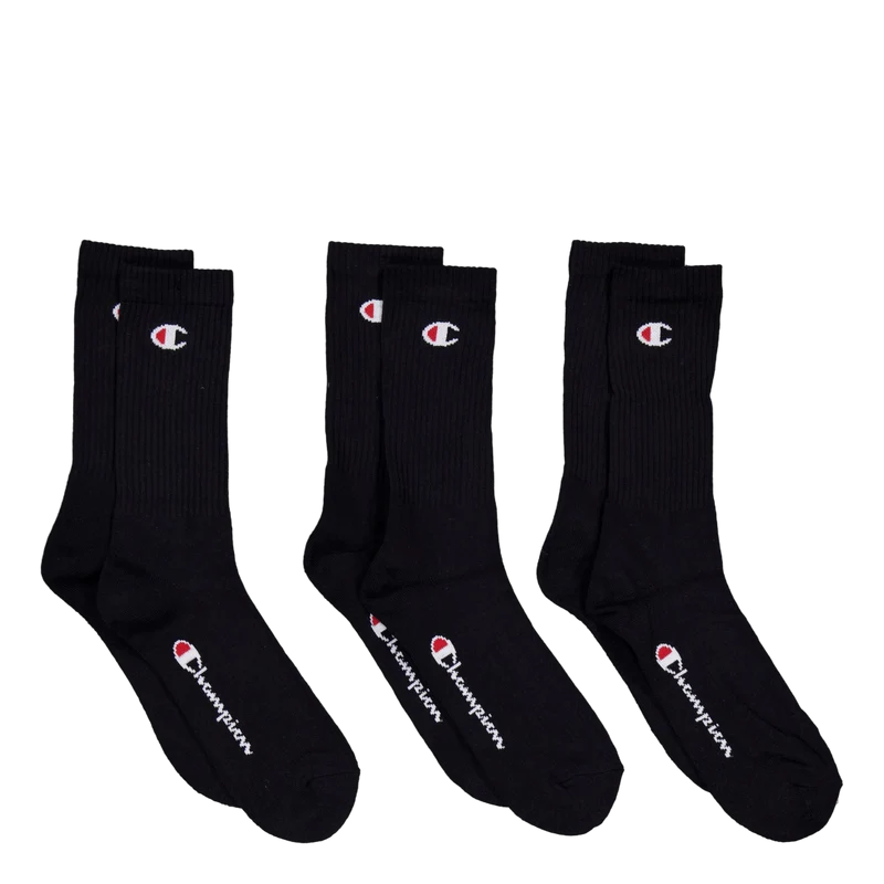 3pk Crew Socks Nbk/nbk/nbk-ns
