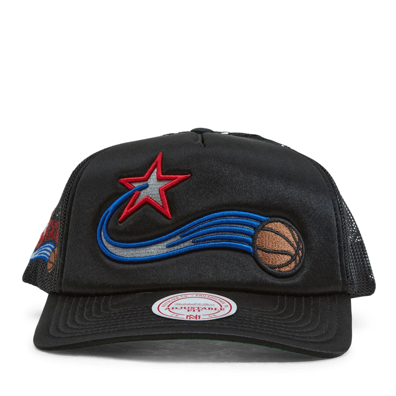 76ers Logo Remix Trucker Snapback