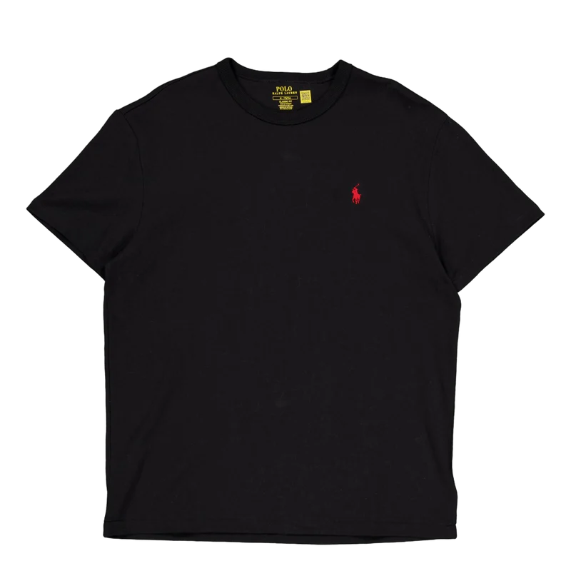 Classic Fit Heavyweight Jersey T-Shirt Polo Black
