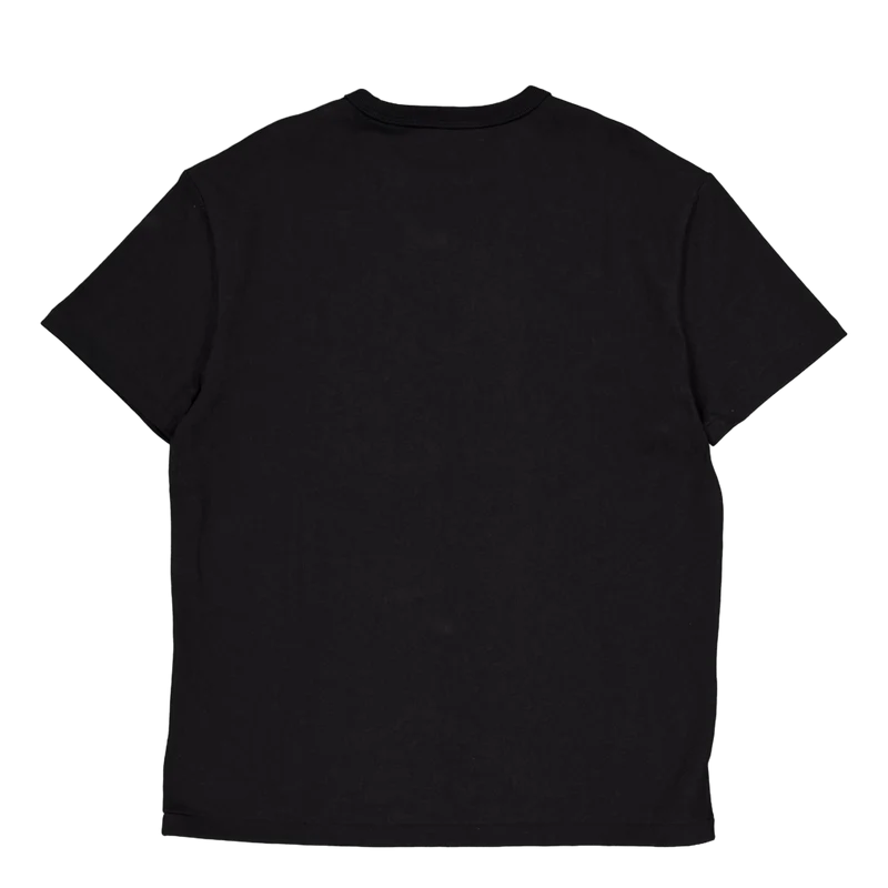 Classic Fit Heavyweight Jersey T-Shirt Polo Black