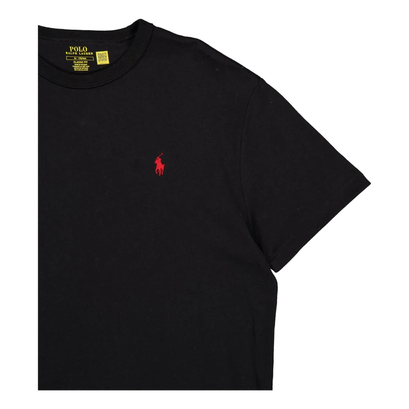 Classic Fit Heavyweight Jersey T-Shirt Polo Black