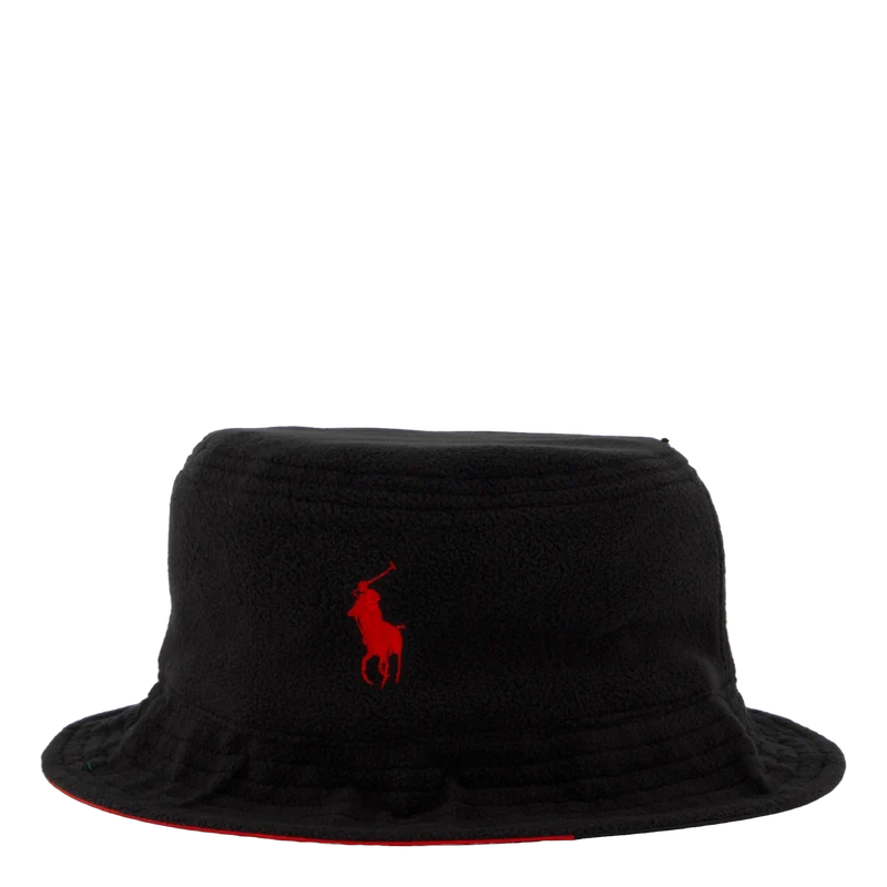 Reversible Color-Blocked Bucket Hat Sapphire Star / Polo Black