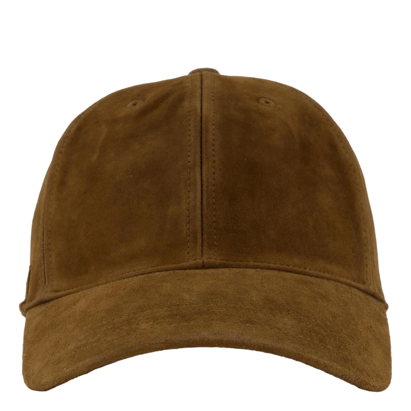 Suede Ball Cap Smith Brown