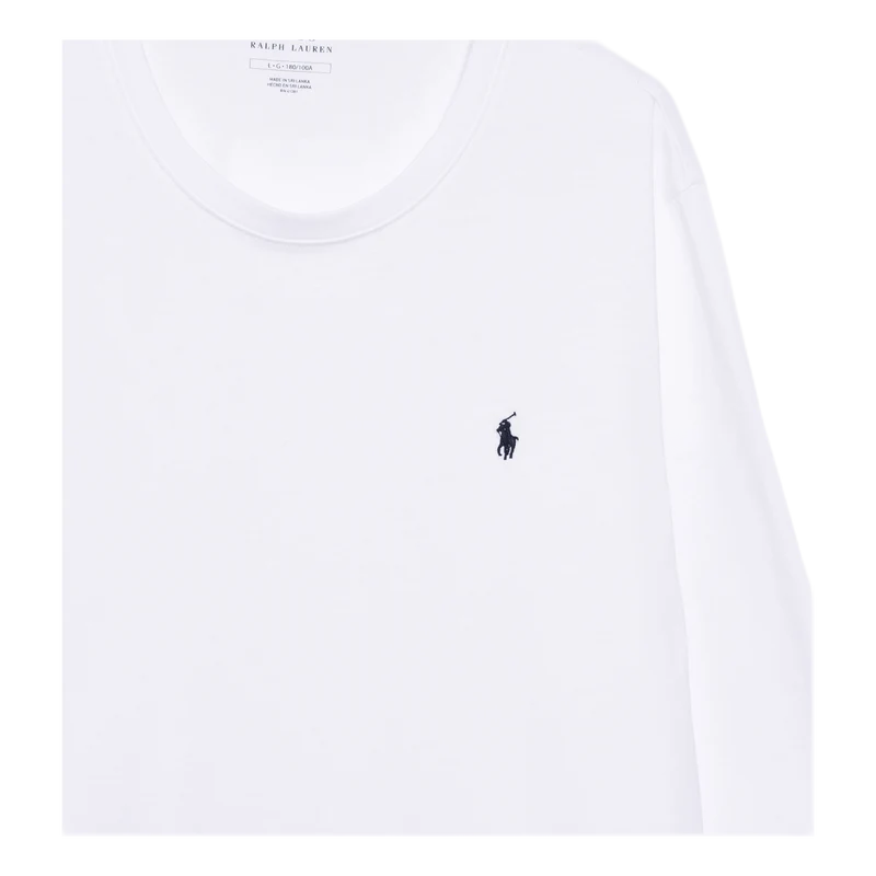 Long Sleeve Sleep Top White