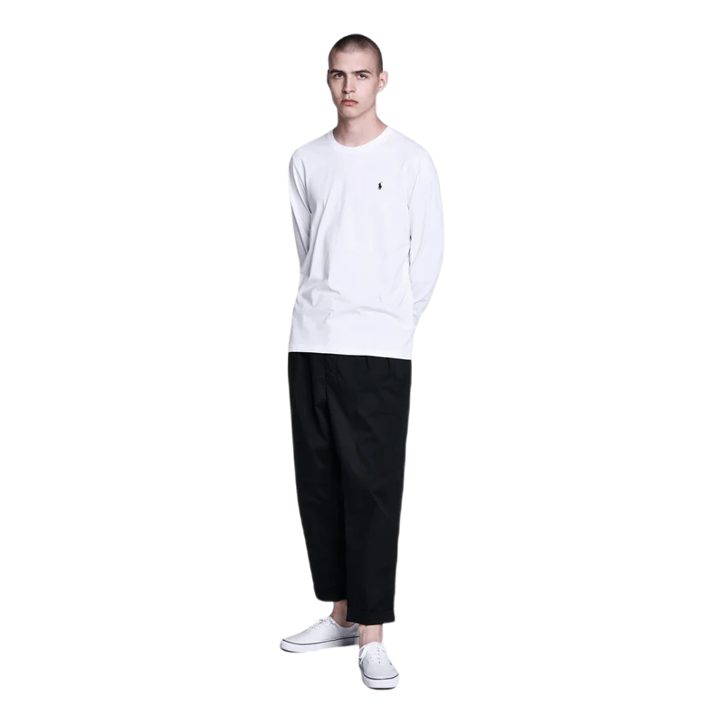Long Sleeve Sleep Top White