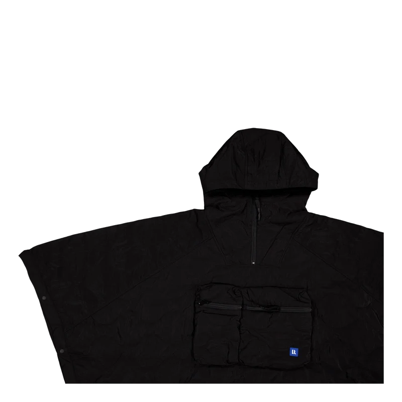 Px Quilted Poncho Black