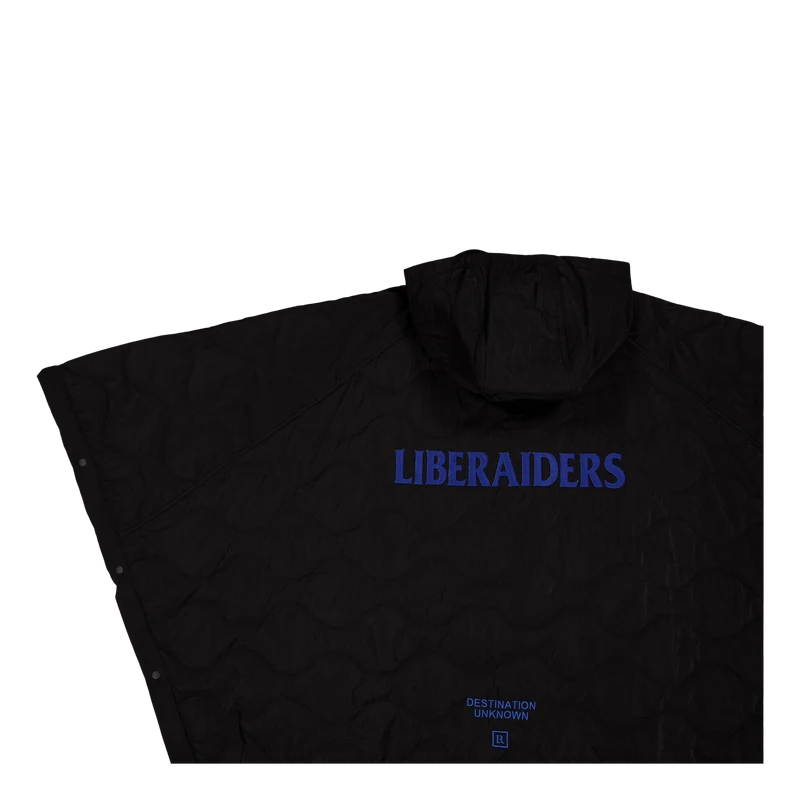 Px Quilted Poncho Black
