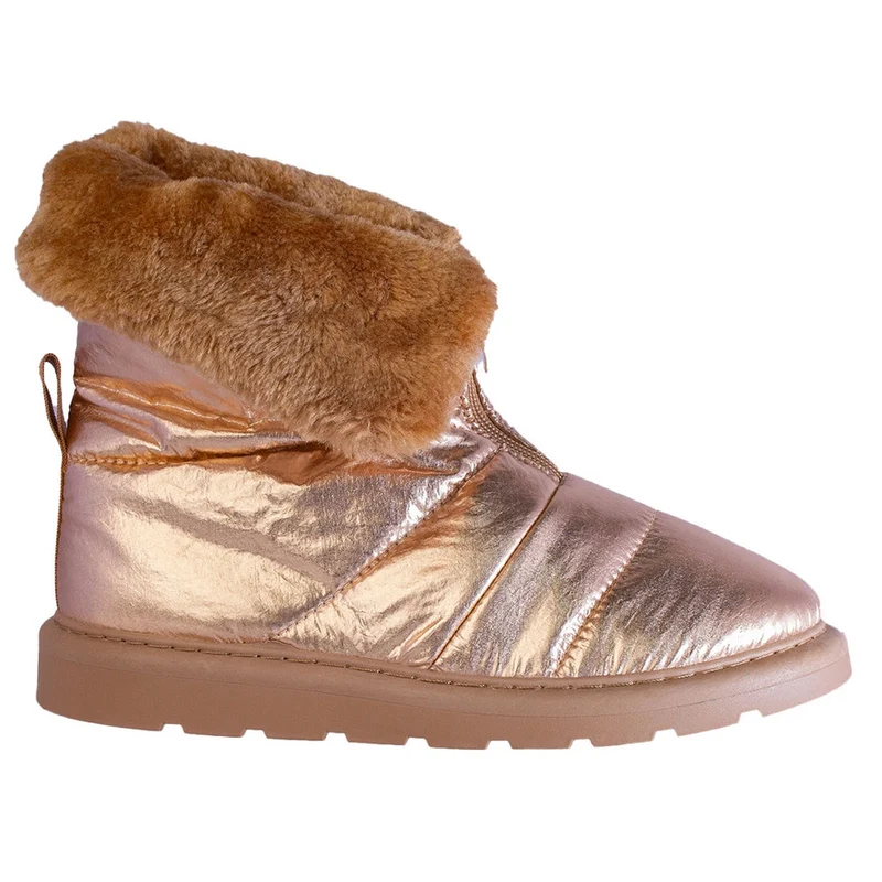 Europeon Union Women Rose Leather Half Boot #2475
