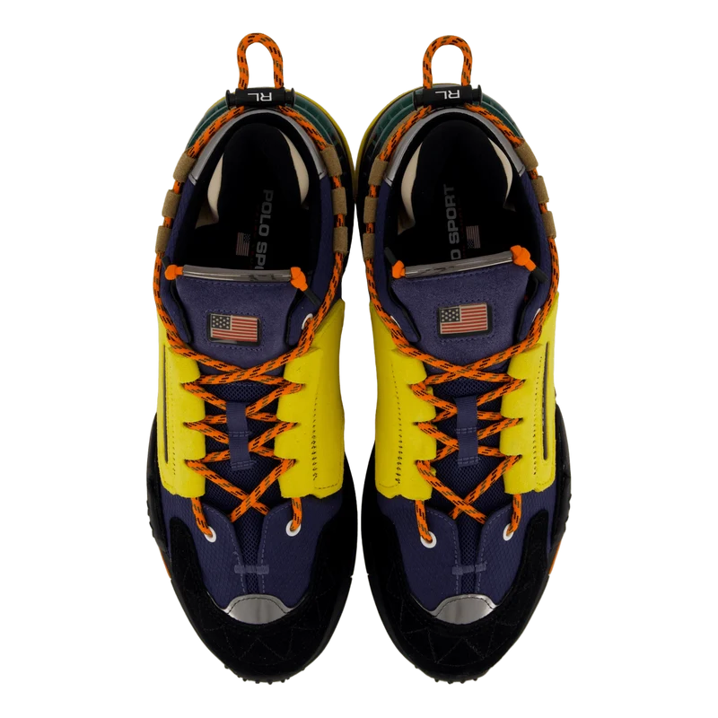 PS200 Suede & Mesh Sneaker Navy Multi
