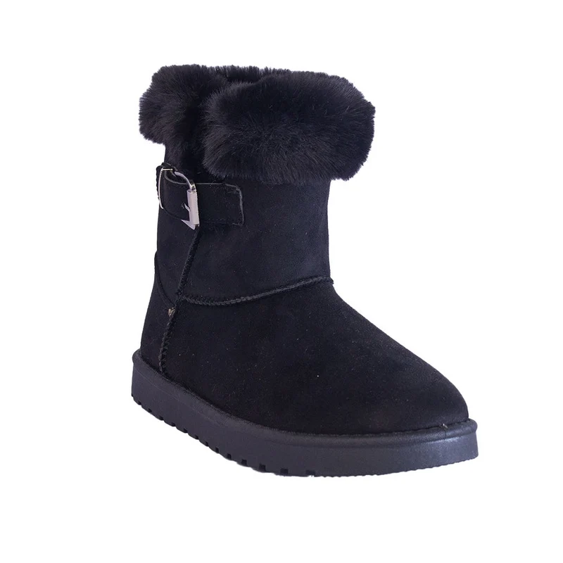 Europeon Union Women Grey Chamois Half Boot #2464