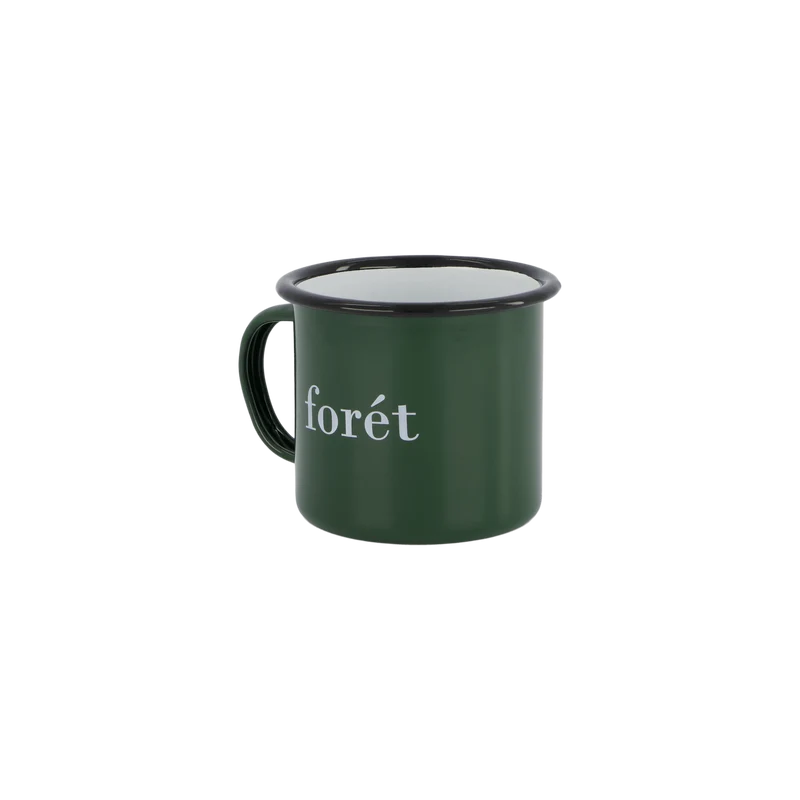 Bean Enamel Mug Darkgreen