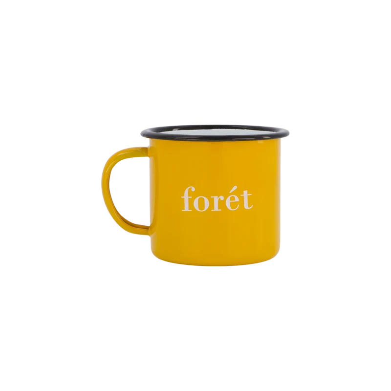 Bean Enamel Mug Yellow